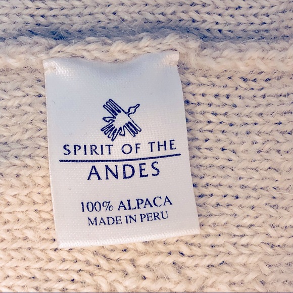 Spirit of the Andes 100% Alpaca Turtleneck Sweater Size M - Picture 11 of 12